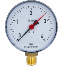 Манометр радиальный 1/2" 100 мм, 0-4 бар Afriso