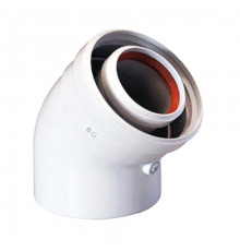 Отвод полипропиленовый 45° DN 80 для конденсационных котлов BAXI