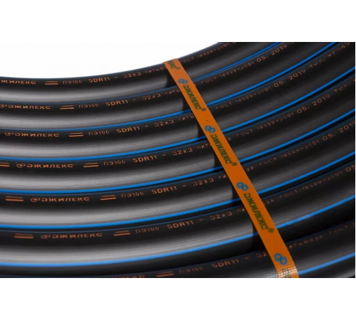 Труба ПЭ100 SDR 11 - 40х3,7 питьевая ГОСТ 18599-2001 бухта 100 м Джилекс 9516