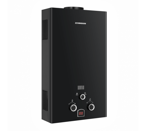 Водонагреватель газовый проточный EDISSON E 20 D Black 361507