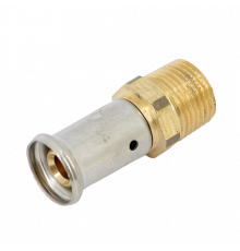 Муфта прессовая с наружной резьбой 16х1/2" Henco