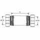 Муфта компрессионная сдвижная 32 х 32 мм McAlpine 32G-WH