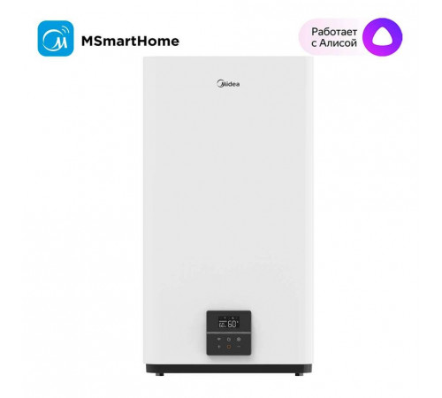 Водонагреватель накопительный электрический 80 л плоский Midea MWH-8020-FED c WI-FI MWH-8020-FED