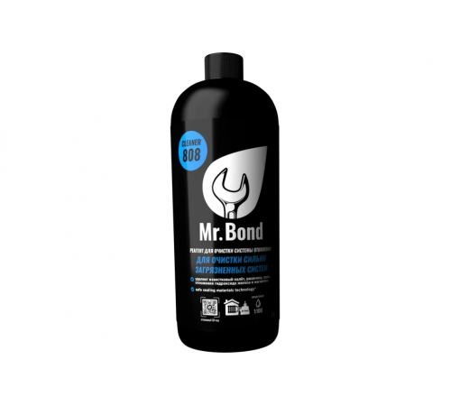 Реагент для очистки сильно загрязненных систем отопления Cleaner 808 Mr.Bond MB3031808001