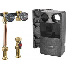 Насосная группа Regumat S-180 DN 25 1 1/2" без насоса, с шаровым краном перед насосом, прямая Oventrop