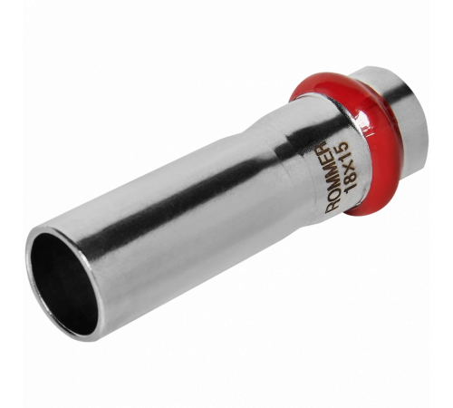 Муфта переходная ВПр-НПр 18х15, из нержавеющей стали, прессовой ROMMER RSS-0020-001815