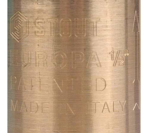 Клапан обратный пружинный муфтовый 1/2 с металлическим седлом STOUT SVC-0011-000015