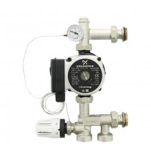 Насосно-смесительная группа SOLOMIX MINI с наружной резьбой 1" с насосом GRUNDFOS UPSO 15-55 130 Uni-fitt