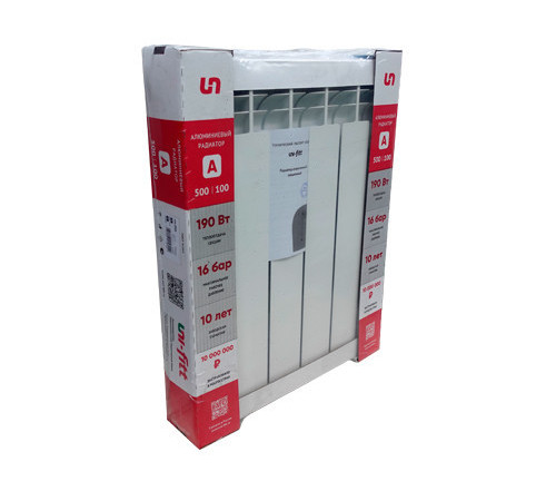 Радиатор секционный A 350/100 4 секции Uni-fitt 950A3104