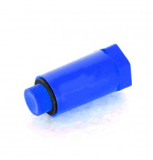 Заглушка монтажная Н 1/2" с прокладкой O-Ring, синяя Uni-fitt