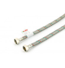 Подводка гибкая ВВ 1/2", 30 см, DN 8, оплётка из нержавеющей стали Uni-fitt