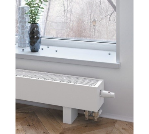 Конвектор Varmann MiniKon Комфорт 235-330-2600, напольный монтаж с регулируемыми ножками MKRV 235.330.2600 RAL9016