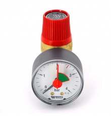 Клапан предохранительный SVW 1/2" с манометром 2.5 бар Watts