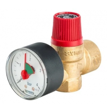 Клапан предохранительный SVW 1/2" с манометром 3 бар Watts