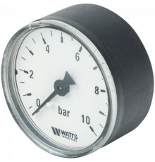 Манометр аксиальный 50 мм 1/4", 0-10 бар Watts F+R100