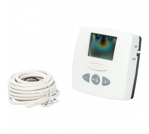 Термостат комнатный WFHT LCD 5-30°C, 230В с цифровым табло и выносным датчиком Watts 10021110