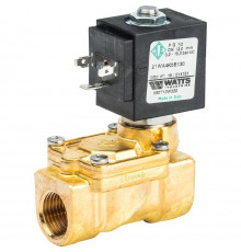 Клапан соленоидный для систем водоснабжения 1/2", нормально закрытый Watts
