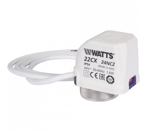 Сервопривод 24В, нормально закрытый 22CX24NC2 Watts 10029673