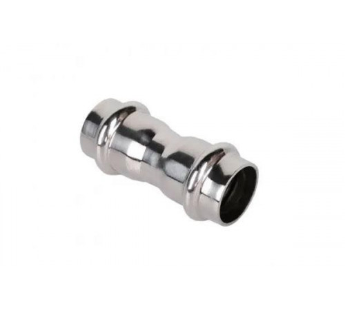 Муфта двухраструбная пресс 22 из нержавеющей стали ZEISSLER ZTI.503.002222